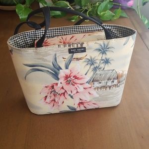 Vintage Kate spade new york floral island tote